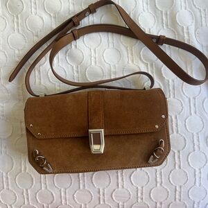Brand new rag and bone suede bag with tags